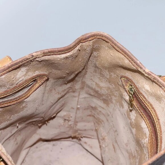 LOUIS VUITTON Monogram Bucket GM Shoulder Bag M42236 LV Auth 122132 - Picture 10 of 16